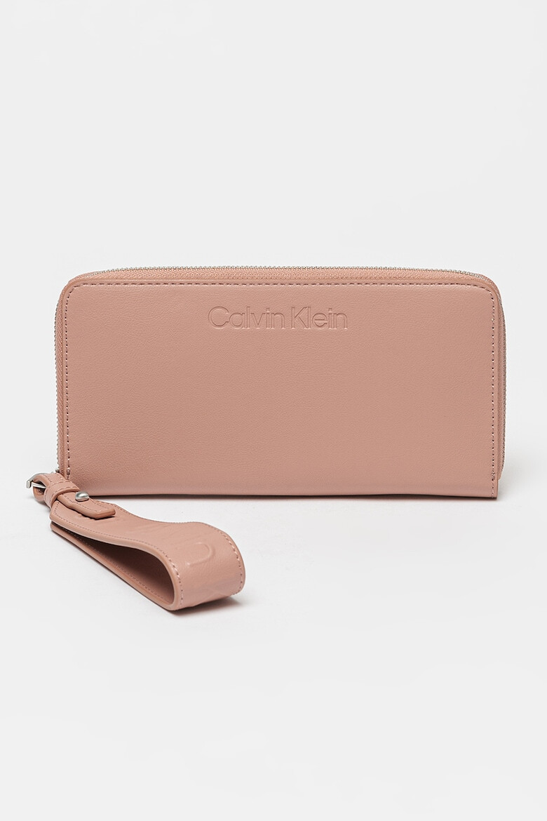 CALVIN KLEIN Portofel de piele ecologica cu logo stantat Gracie - Pled.ro