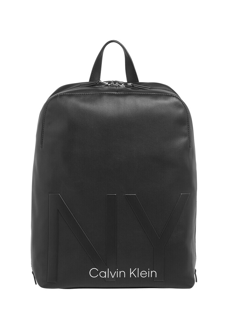 CALVIN KLEIN Rucsac de piele ecologica cu detalii logo - Pled.ro