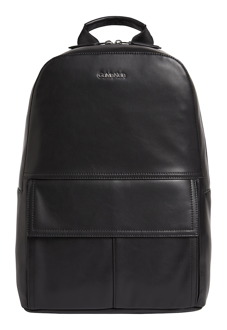 CALVIN KLEIN Rucsac din piele ecologica cu buzunare frontale cu clapa - Pled.ro