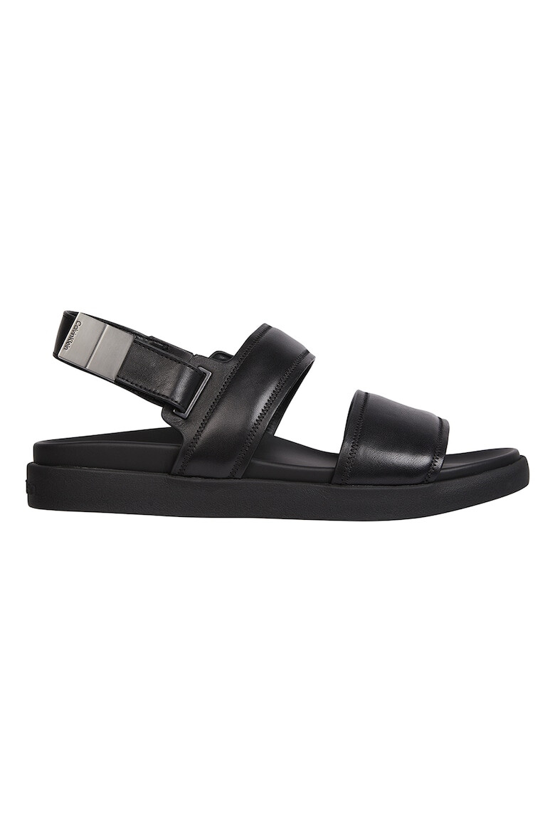 CALVIN KLEIN Sandale de piele cu logo - Pled.ro