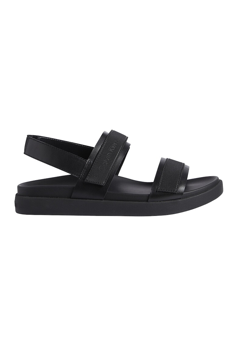 CALVIN KLEIN Sandale de piele cu velcro - Pled.ro