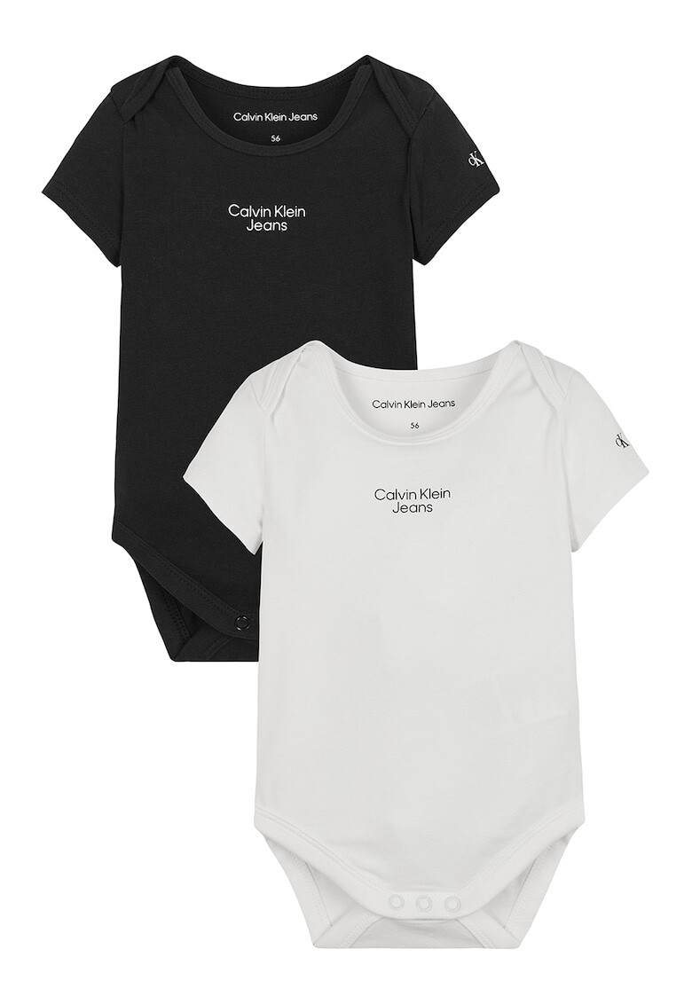 CALVIN KLEIN Set de body-uri cu imprimeu logo - 2 piese - Pled.ro