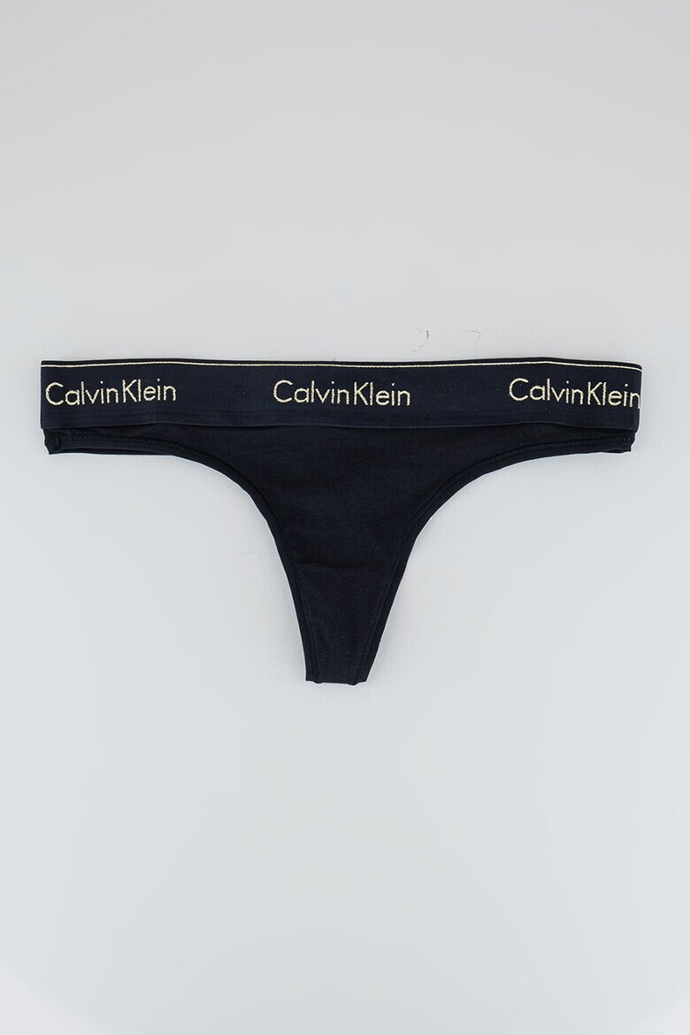 CALVIN KLEIN Set de bustiera si chiloti tanga - Pled.ro