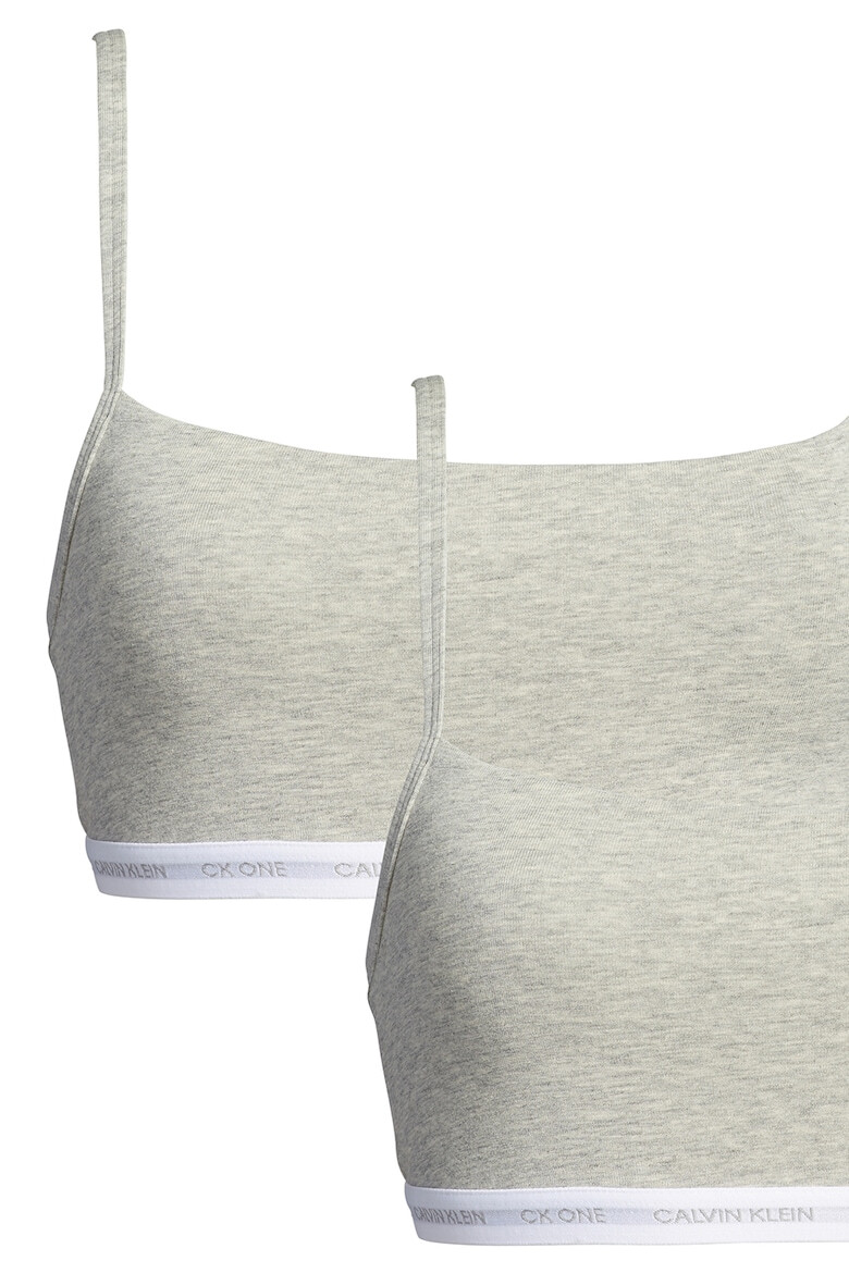 CALVIN KLEIN Set de bustiere fara burete - 2 piese - Pled.ro