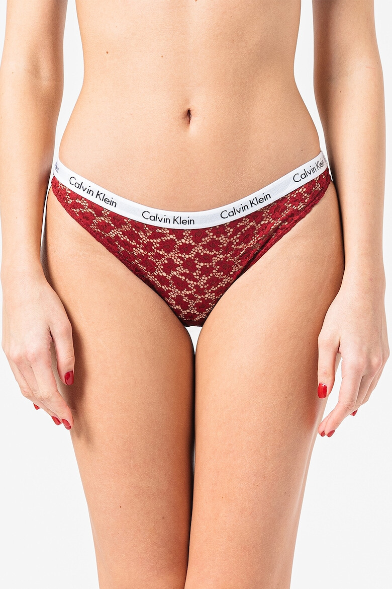 CALVIN KLEIN Set de chiloti brazilieni din dantela - 3 perechi - Pled.ro