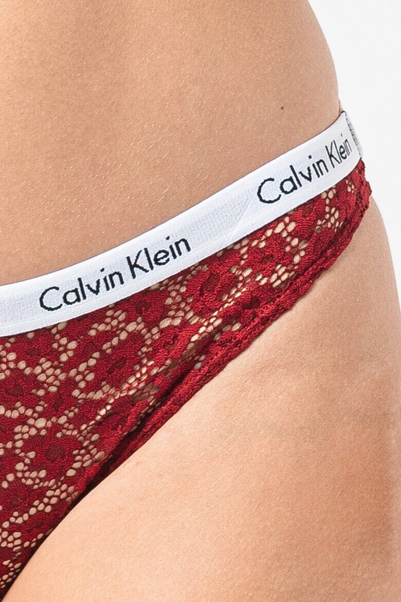 CALVIN KLEIN Set de chiloti brazilieni din dantela - 3 perechi - Pled.ro