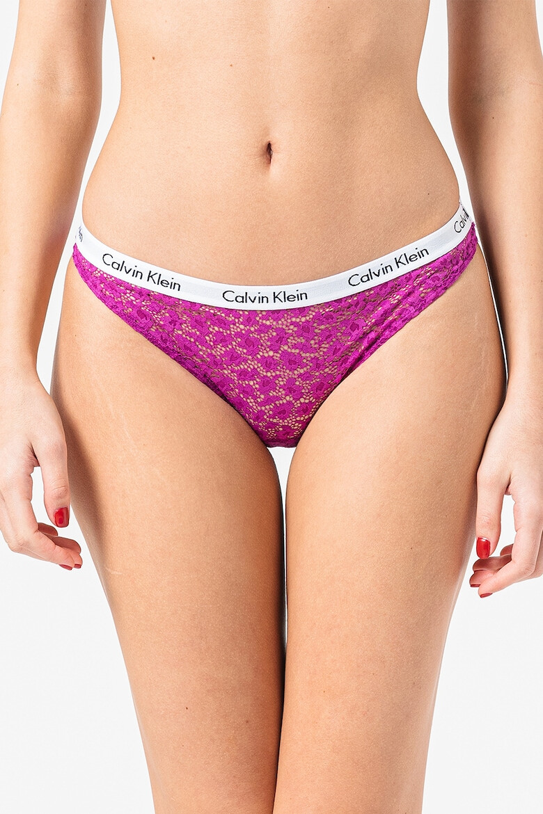 CALVIN KLEIN Set de chiloti brazilieni din dantela - 3 perechi - Pled.ro