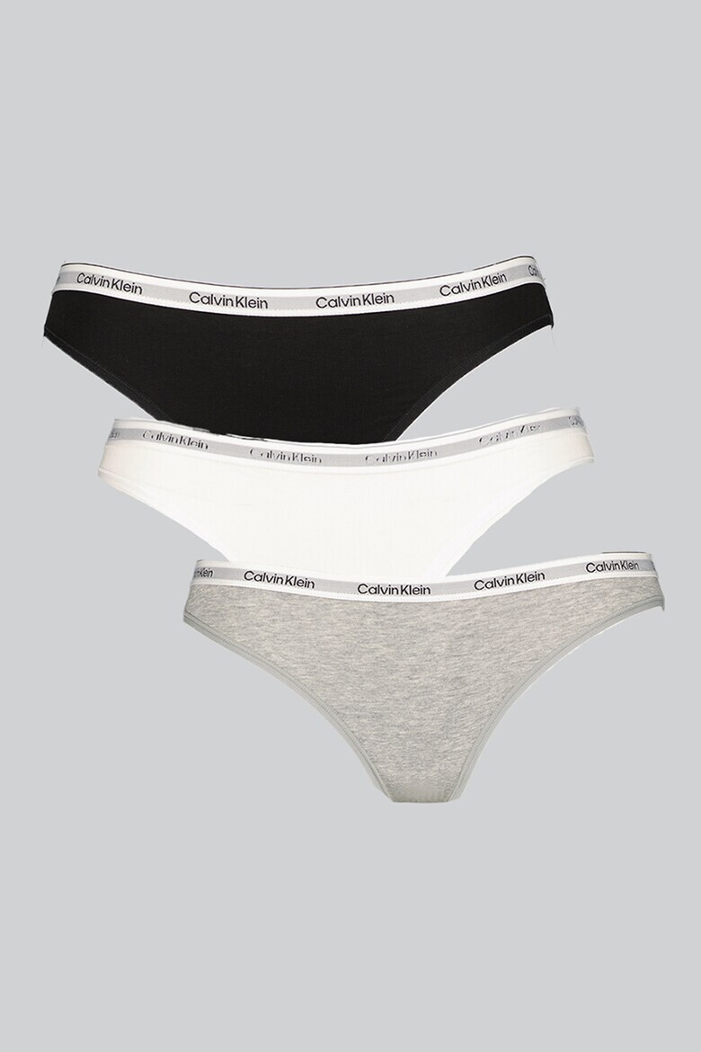 CALVIN KLEIN Set de chiloti cu banda logo in talie - 3 perechi - Pled.ro