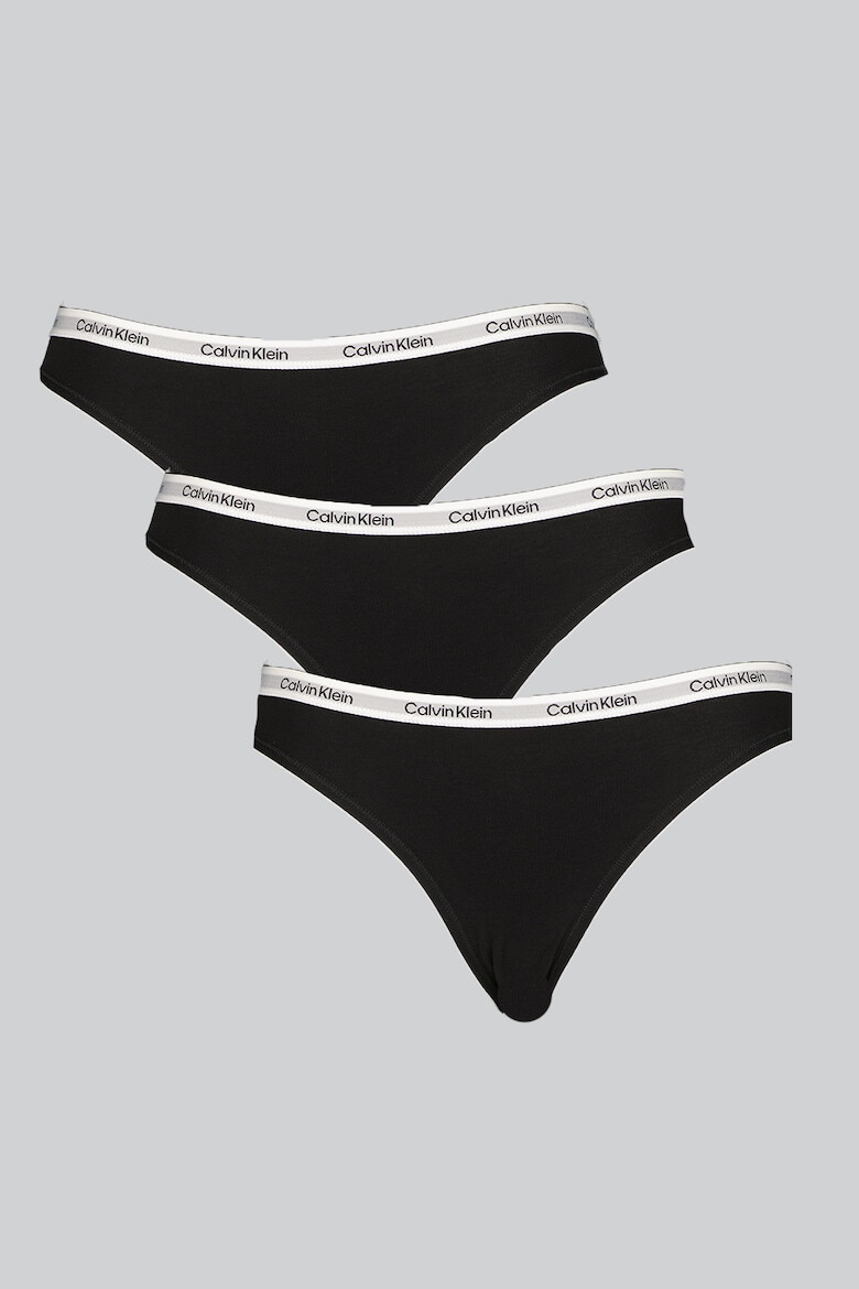 CALVIN KLEIN Set de chiloti cu banda logo in talie - 3 perechi - Pled.ro