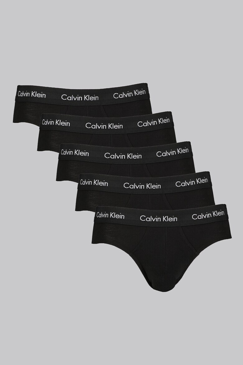 CALVIN KLEIN Set de chiloti cu banda logo in talie - 5 perechi - Pled.ro