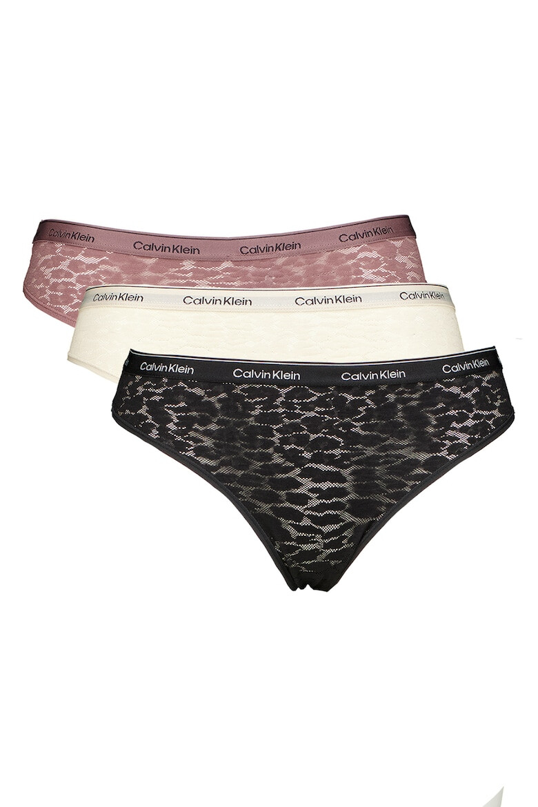 CALVIN KLEIN Set de chiloti de dantela- 3 perechi - Pled.ro