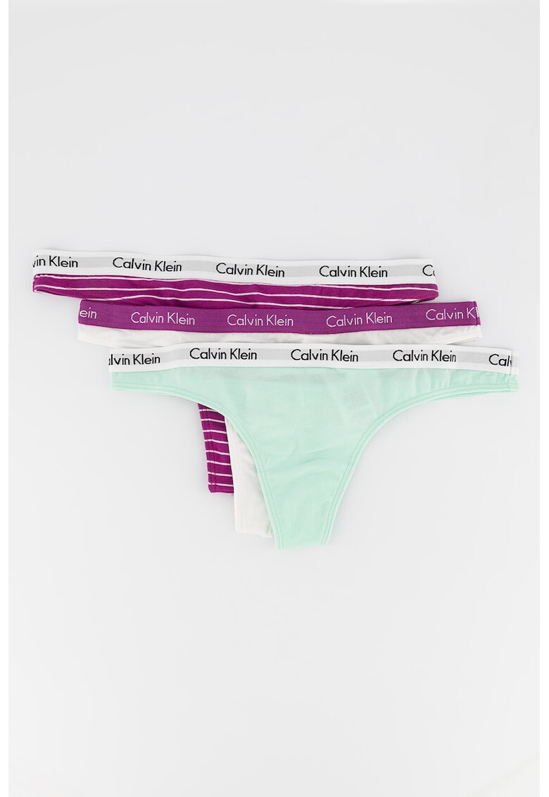 CALVIN KLEIN Set de chiloti tanga - 3 perechi - Pled.ro