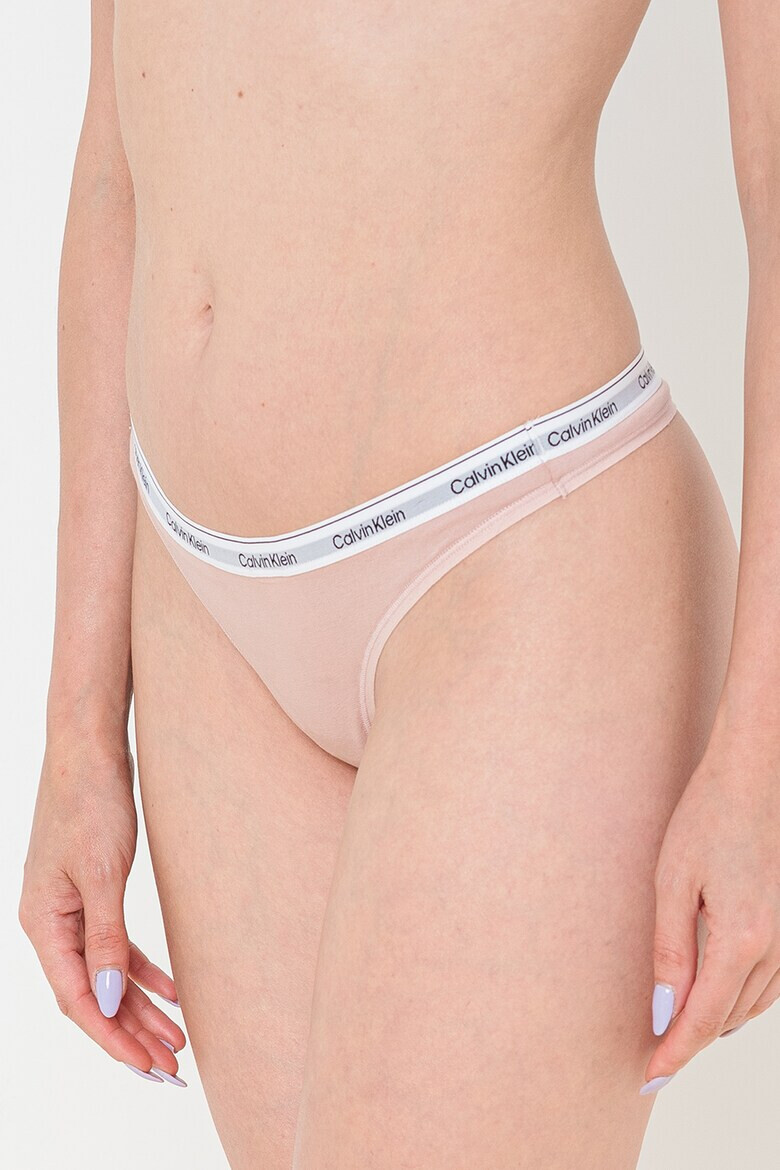 CALVIN KLEIN Set de chiloti tanga - 3 perechi - Pled.ro