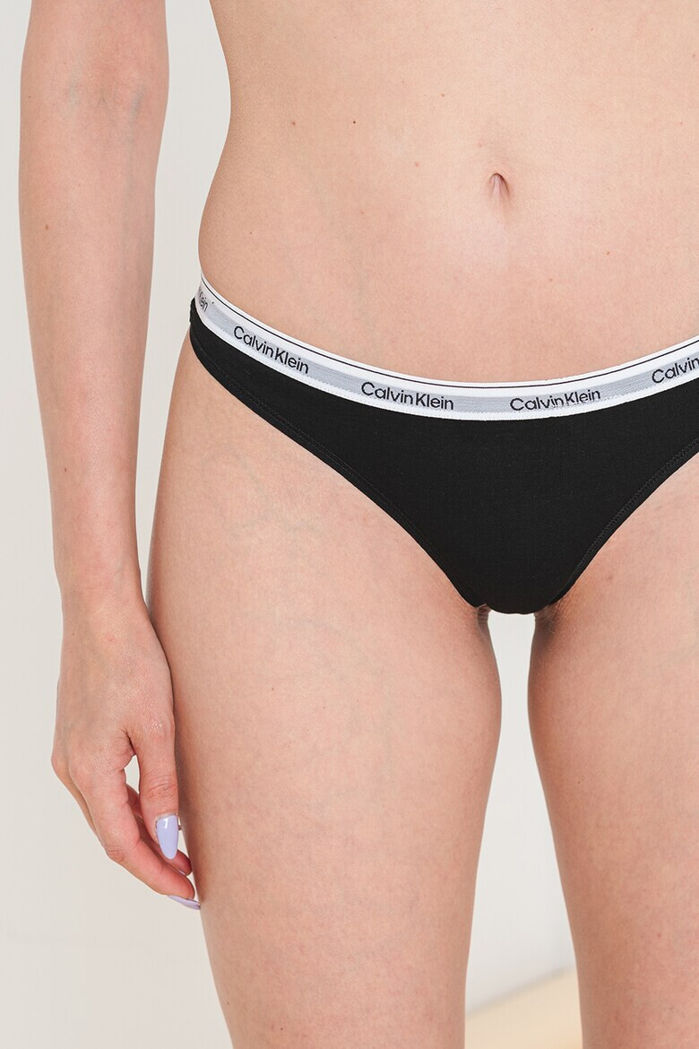 CALVIN KLEIN Set de chiloti tanga - 3 perechi - Pled.ro