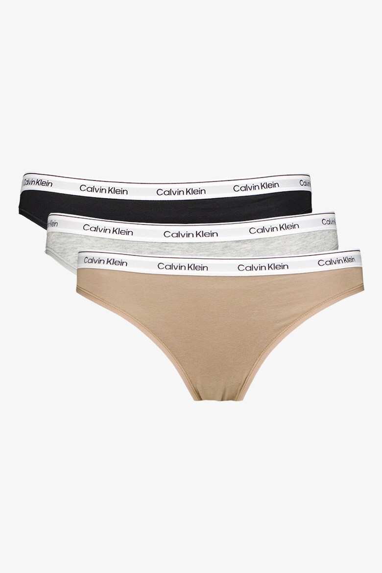 CALVIN KLEIN Set de chiloti tanga - 3 perechi - Pled.ro