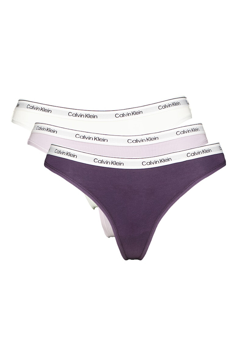 CALVIN KLEIN Set de chiloti tanga - 3 perechi - Pled.ro