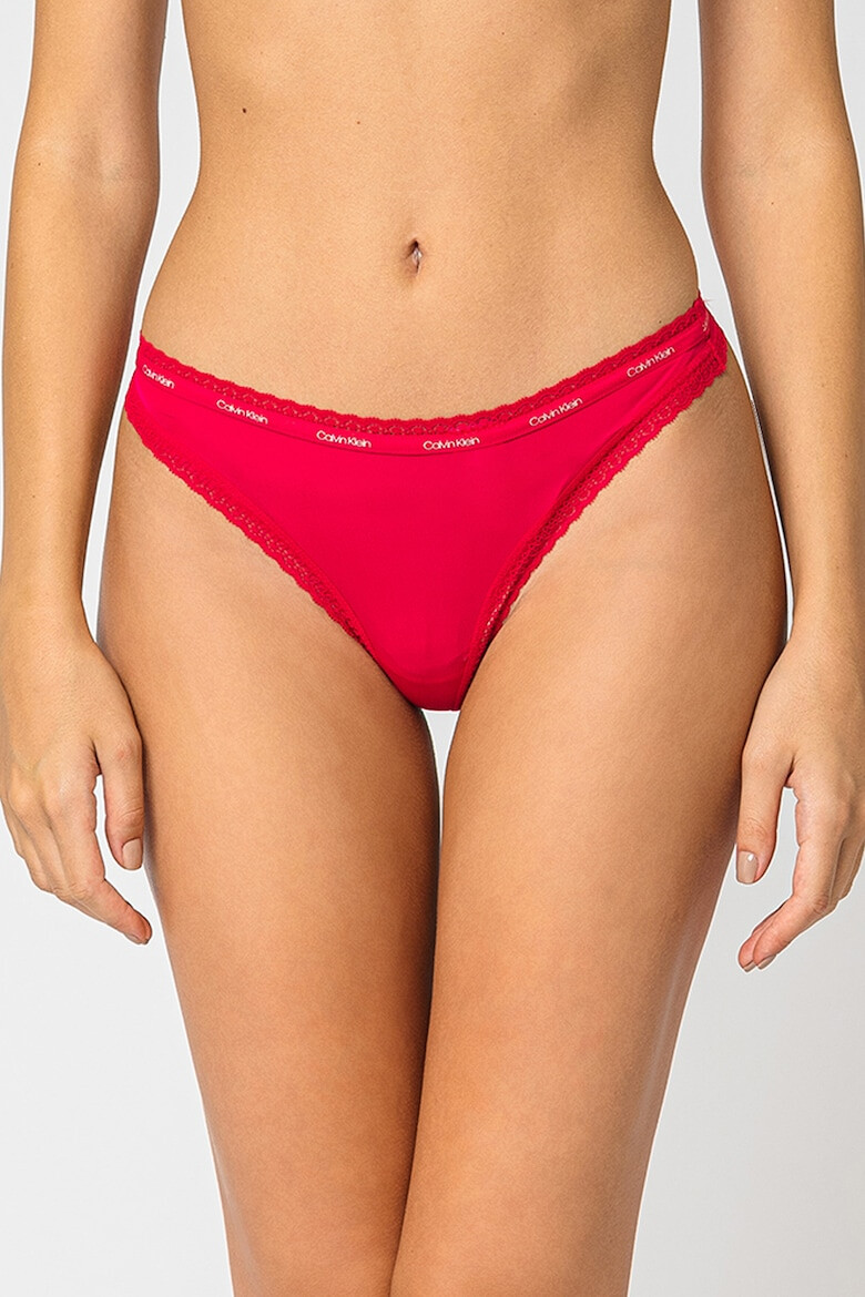 CALVIN KLEIN Set de chiloti tanga - 3 perechi - Pled.ro