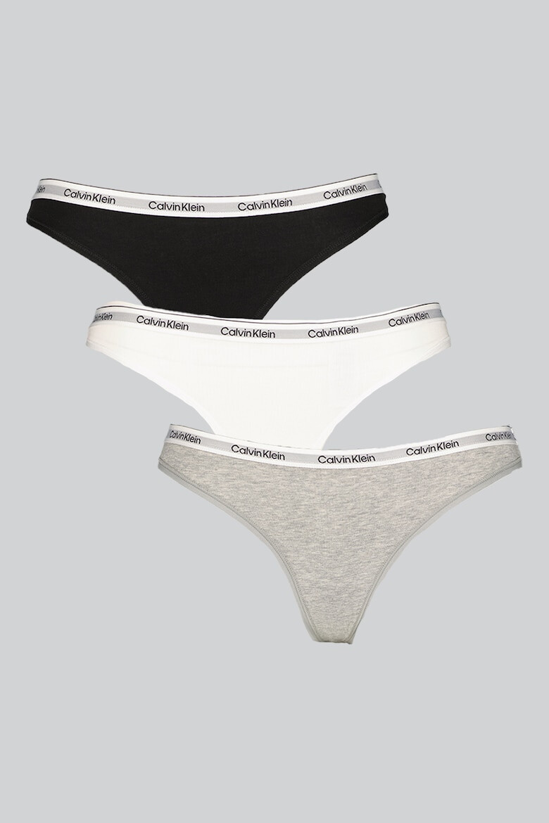 CALVIN KLEIN Set de chiloti tanga - 3 perechi - Pled.ro