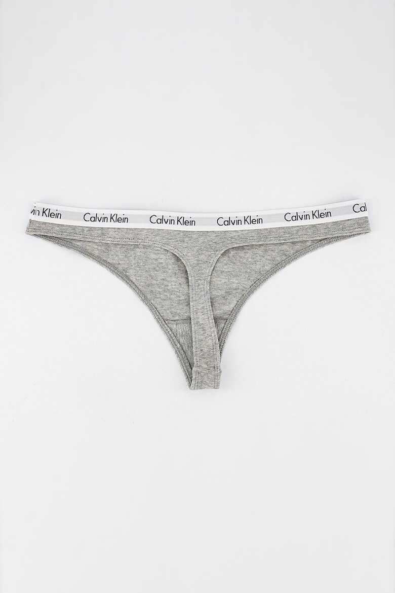 CALVIN KLEIN Set de chiloti tanga cu banda elastica - 5 perechi - Pled.ro