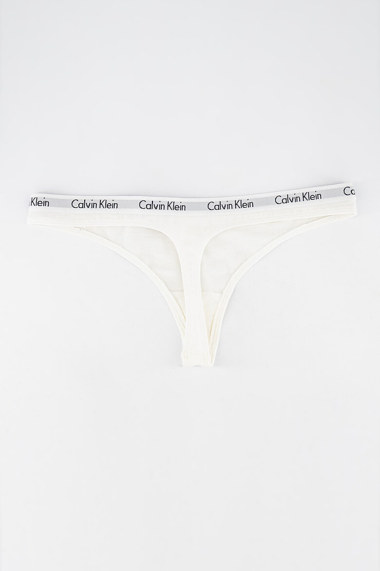 CALVIN KLEIN Set de chiloti tanga cu banda elastica - 5 perechi - Pled.ro