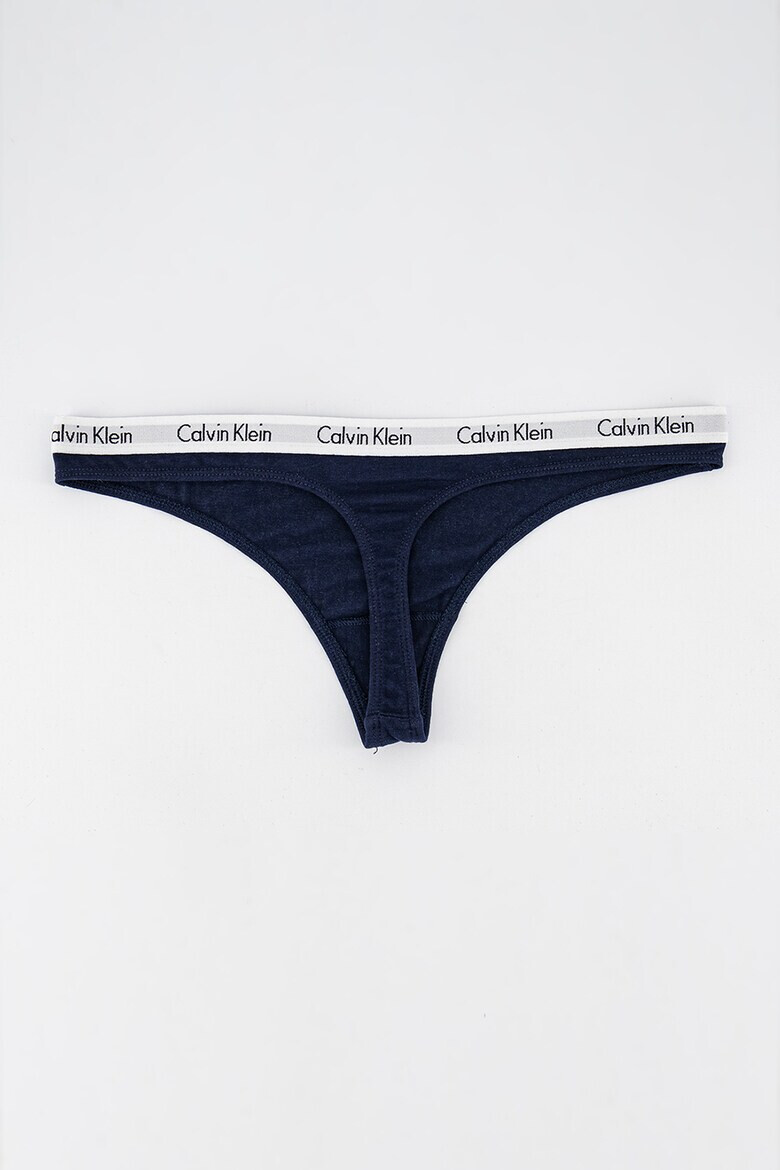 CALVIN KLEIN Set de chiloti tanga cu banda elastica - 5 perechi - Pled.ro