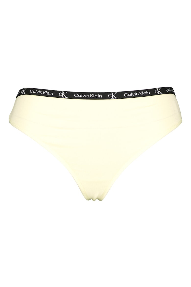 CALVIN KLEIN Set de chiloti tanga cu banda logo in talie- 2 perechi - Pled.ro