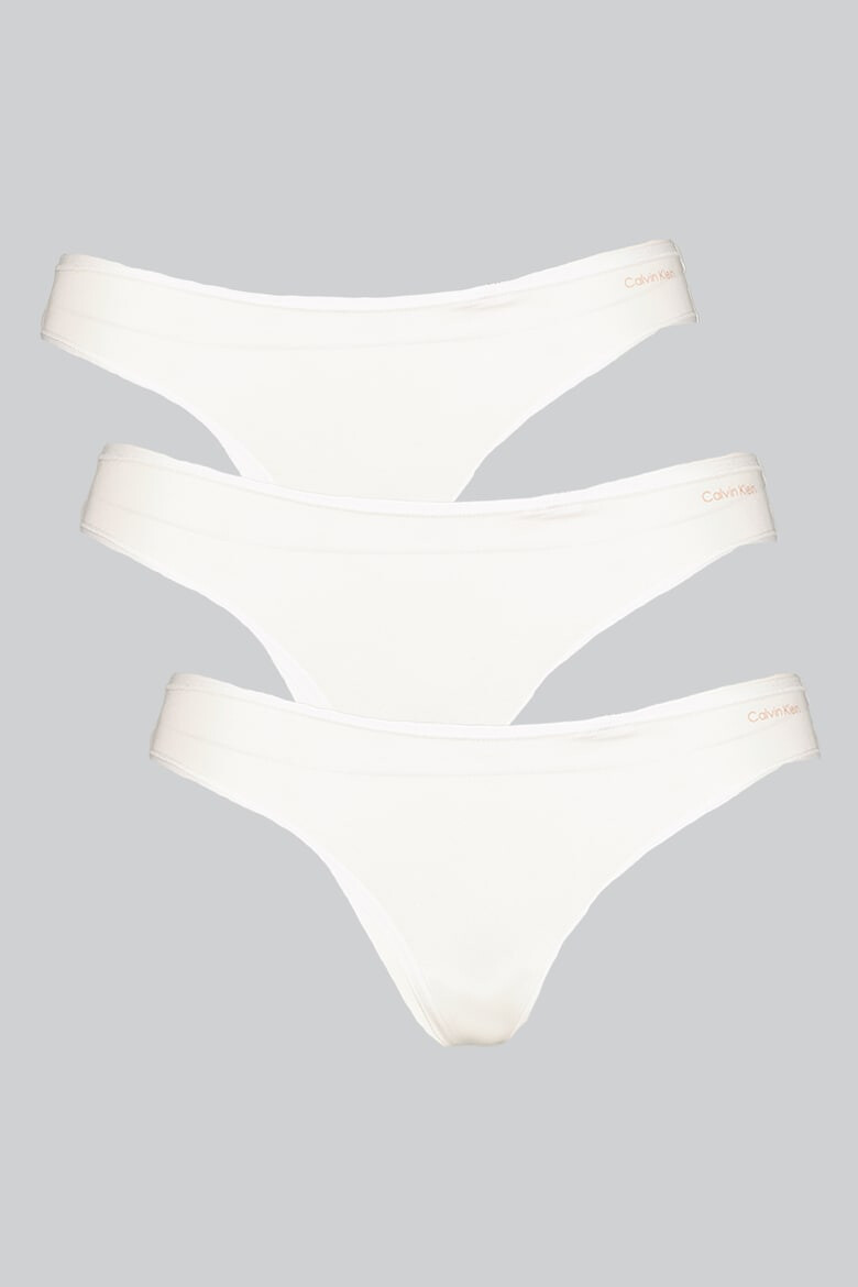 CALVIN KLEIN Set de chiloti tanga cu logo - 3 perechi - Pled.ro