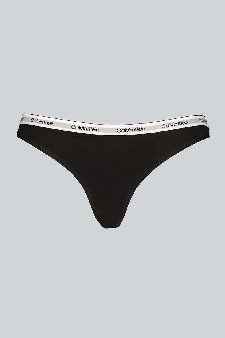 CALVIN KLEIN Set de chiloti tanga cu logo - 5 perechi - Pled.ro