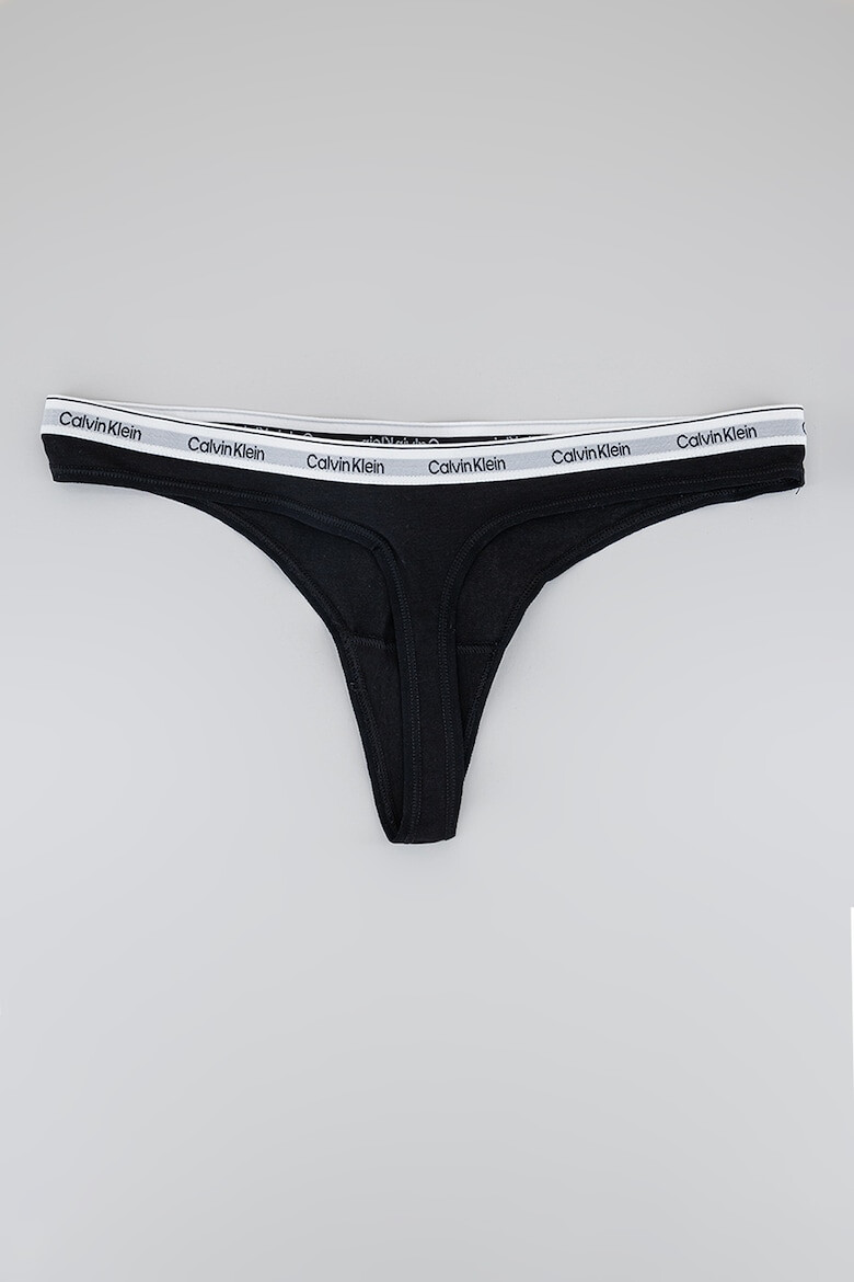 CALVIN KLEIN Set de chiloti tanga cu logo - 5 perechi - Pled.ro