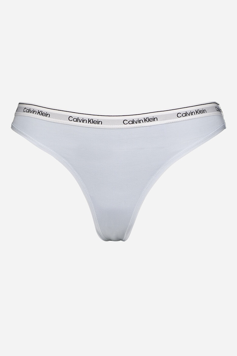 CALVIN KLEIN Set de chiloti tanga cu logo - 5 perechi - Pled.ro