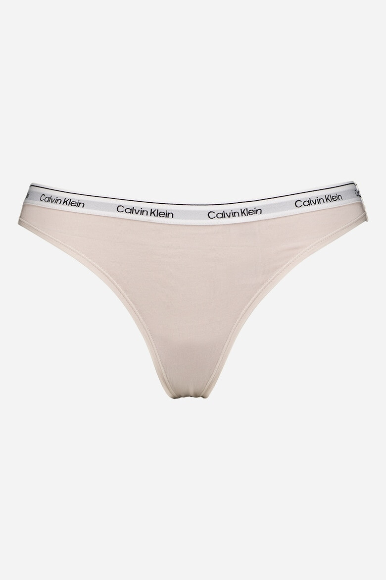 CALVIN KLEIN Set de chiloti tanga cu logo - 5 perechi - Pled.ro