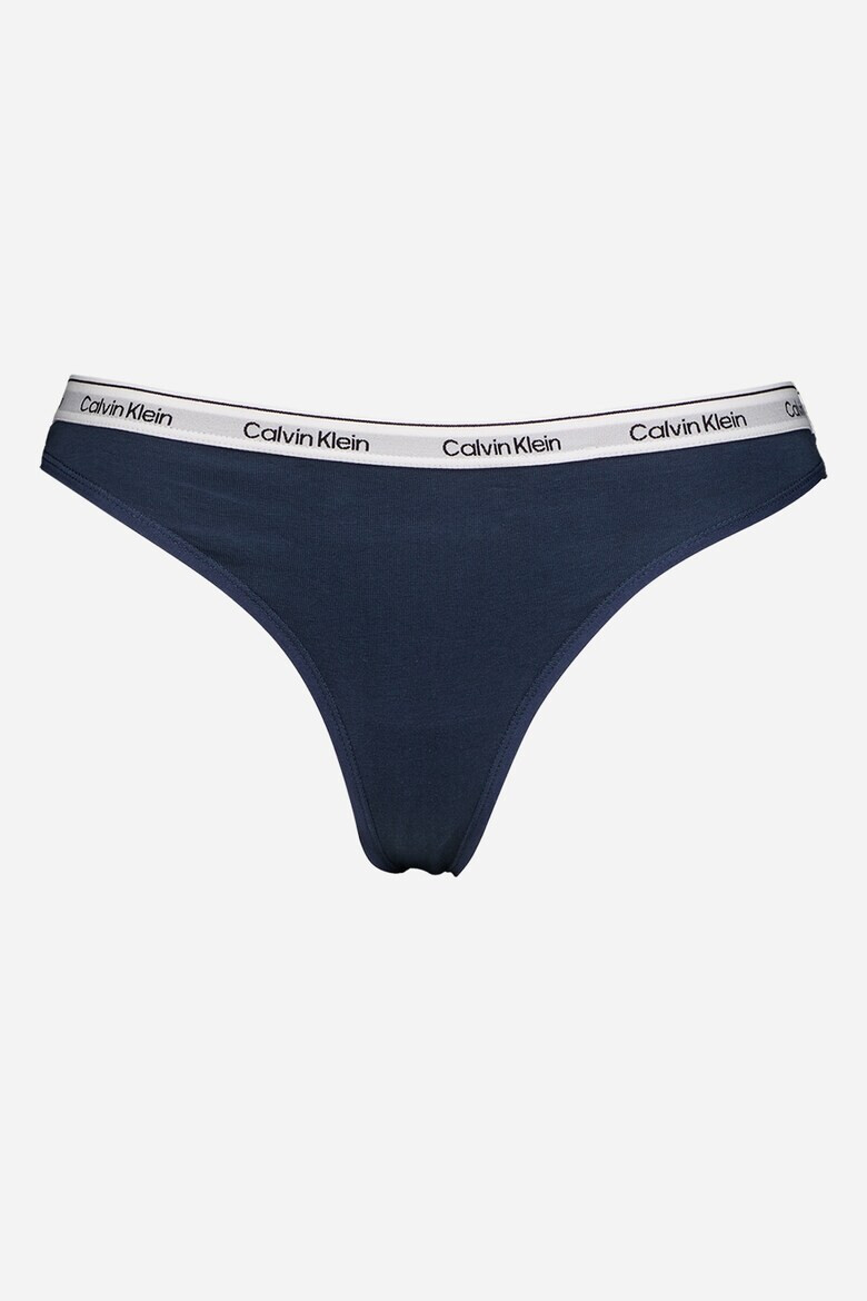 CALVIN KLEIN Set de chiloti tanga cu logo - 5 perechi - Pled.ro