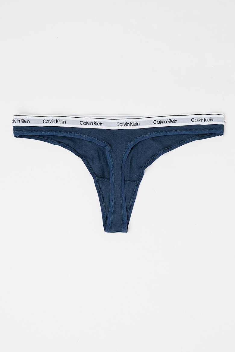 CALVIN KLEIN Set de chiloti tanga cu logo - 5 perechi - Pled.ro