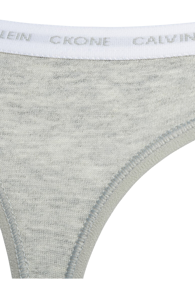 CALVIN KLEIN Set de chiloti tanga din amestec de bumbac - 2 perechi - Pled.ro