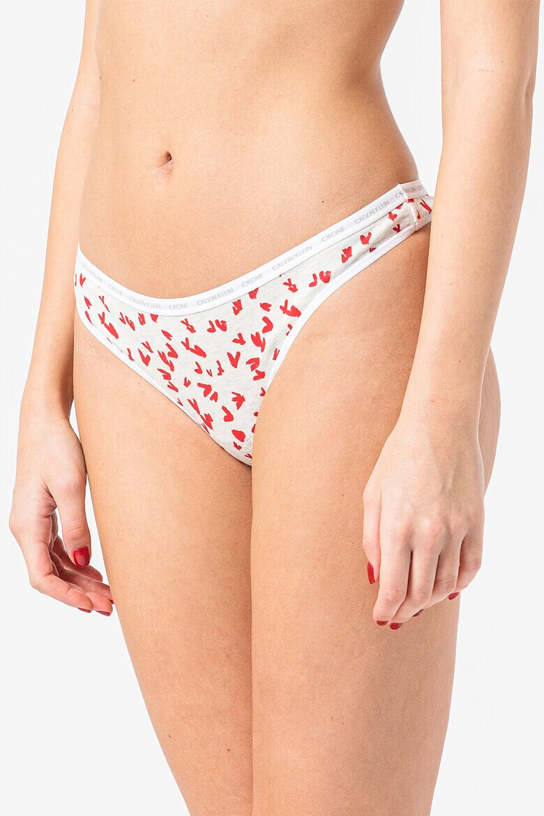 CALVIN KLEIN Set de chiloti tanga din amestec de bumbac - 2 perechi - Pled.ro