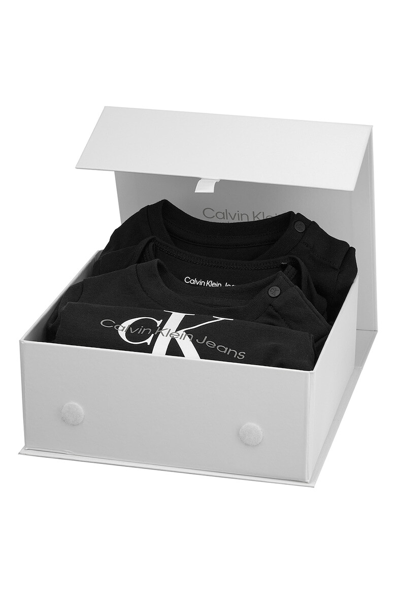 CALVIN KLEIN Set de imbracaminte din amestec de bumbac organic cu logo - 3 piese - Pled.ro