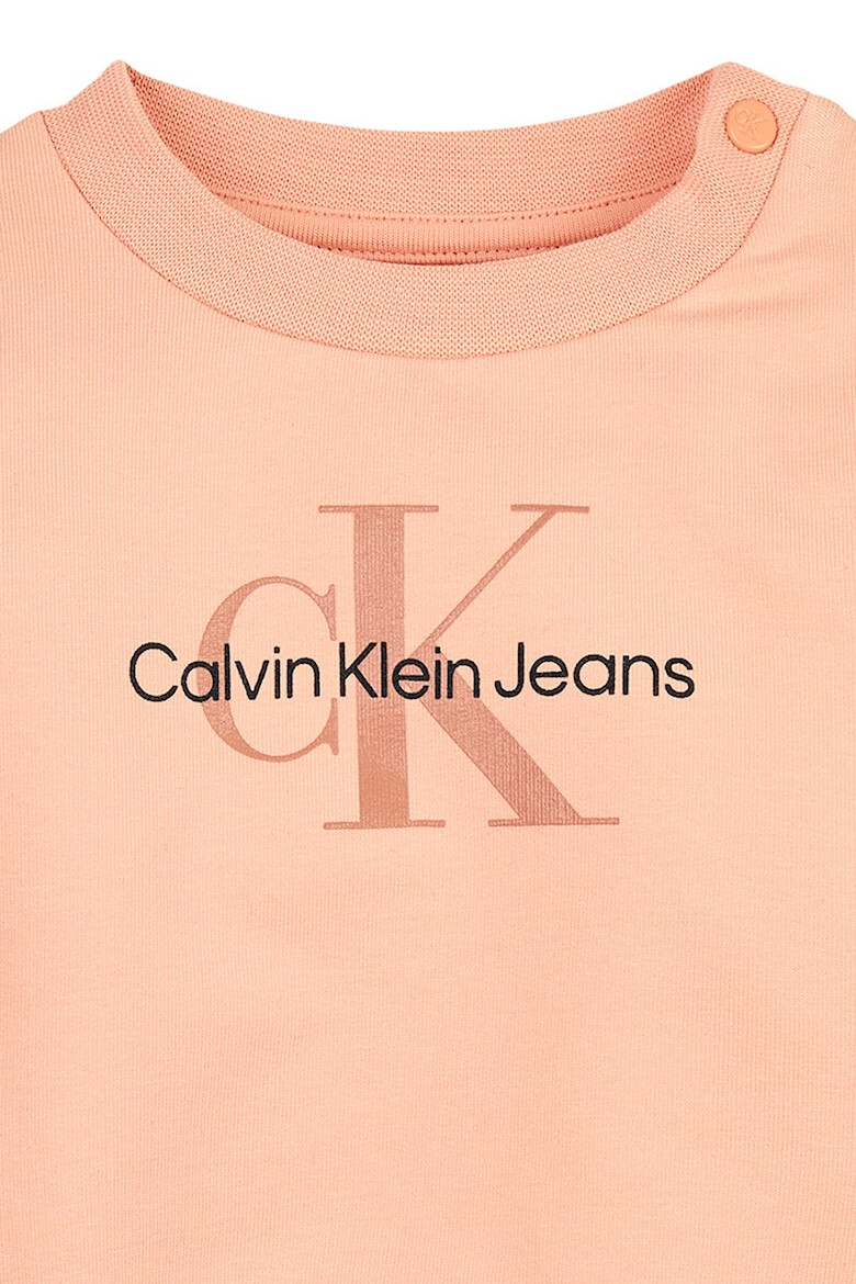 CALVIN KLEIN Set de imbracaminte din amestec de bumbac organic cu imprimeu logo - 3 piese - Pled.ro