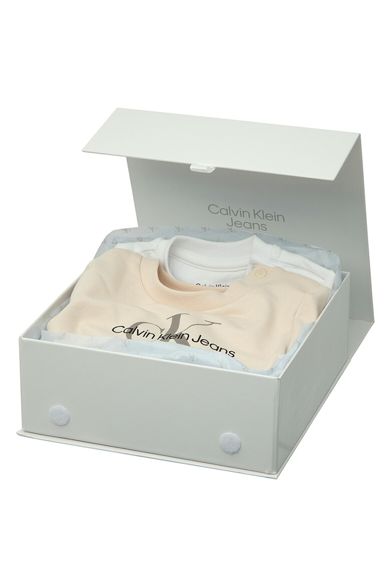 CALVIN KLEIN Set de imbracaminte din amestec de bumbac organic cu imprimeu logo - 3 piese - Pled.ro