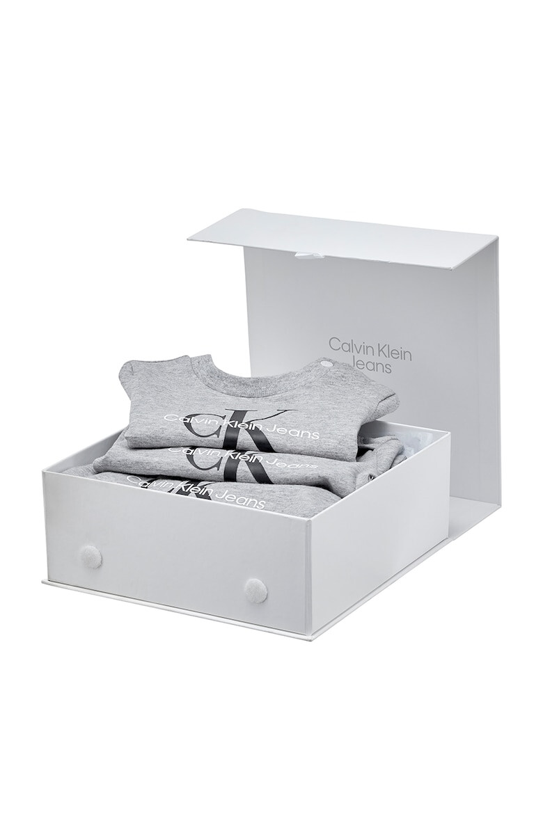 CALVIN KLEIN Set de imbracaminte din amestec de bumbac organic cu logo - 3 piese - Pled.ro