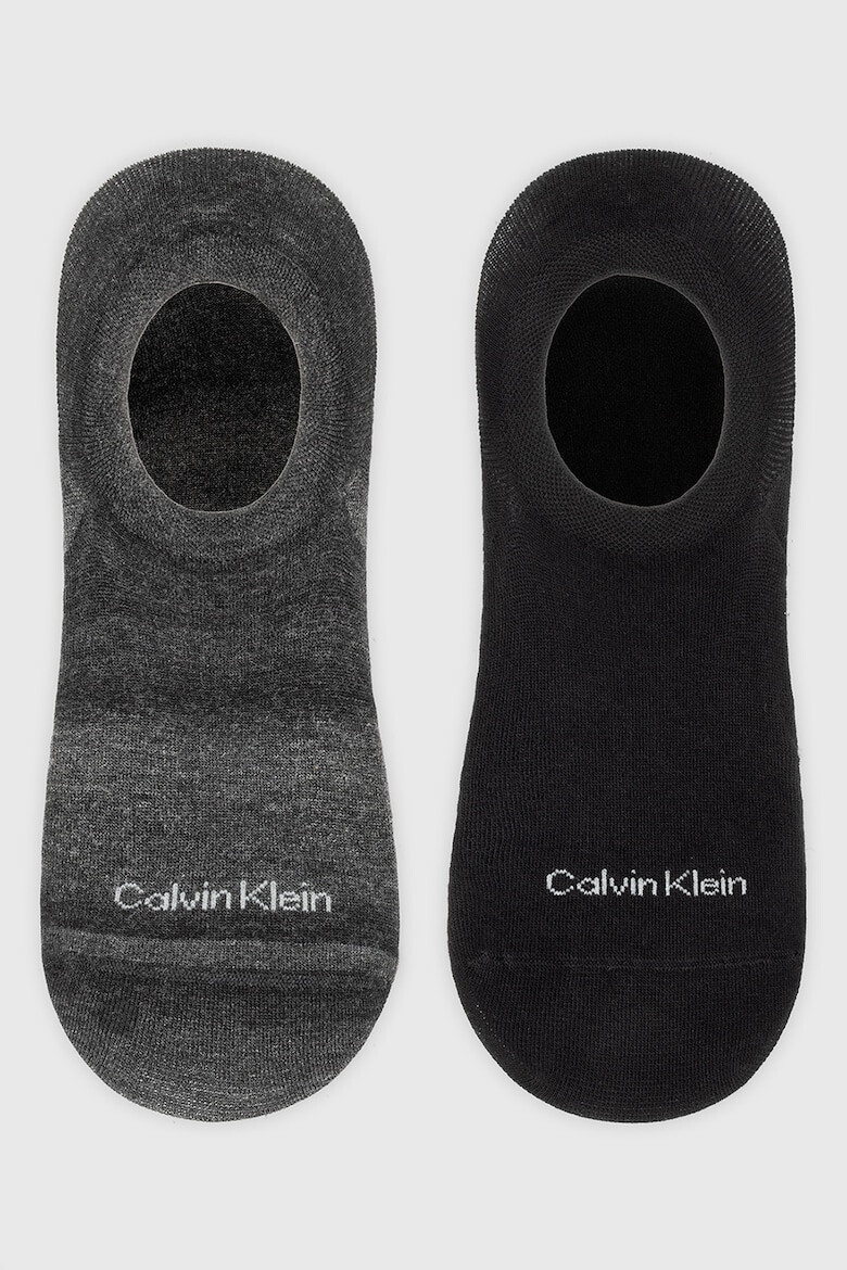 CALVIN KLEIN Set de sosete foarte scurte din amestec de bumbac - 2 piese - Pled.ro