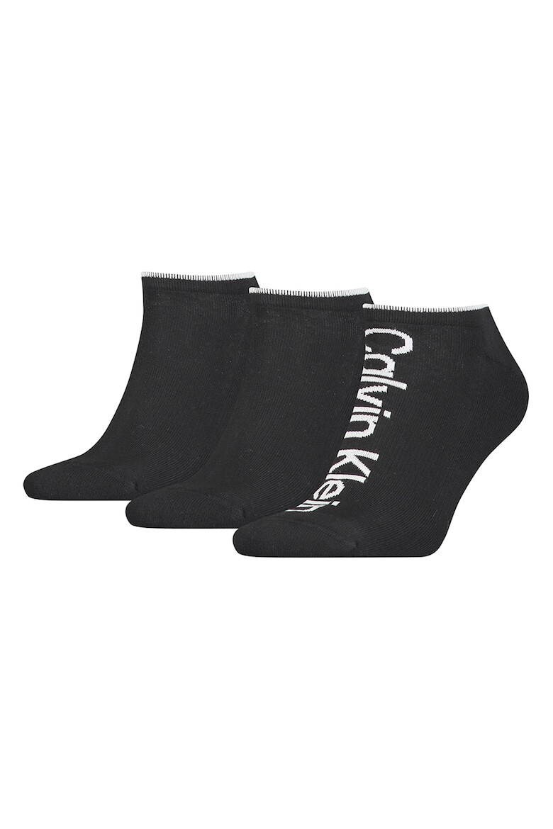 CALVIN KLEIN Set de sosete pana la glezna unisex - 3 perechi - Pled.ro