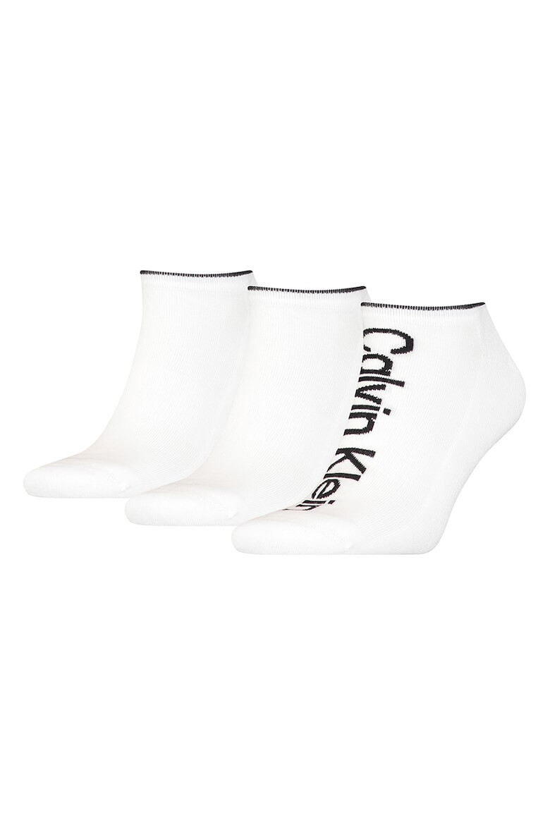 CALVIN KLEIN Set de sosete pana la glezna unisex - 3 perechi - Pled.ro