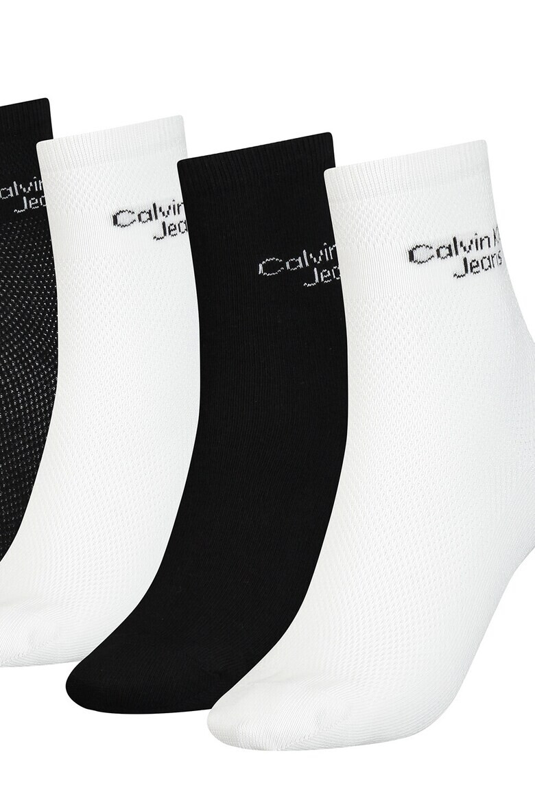 CALVIN KLEIN Set de sosete scurte 4 perechi - Pled.ro