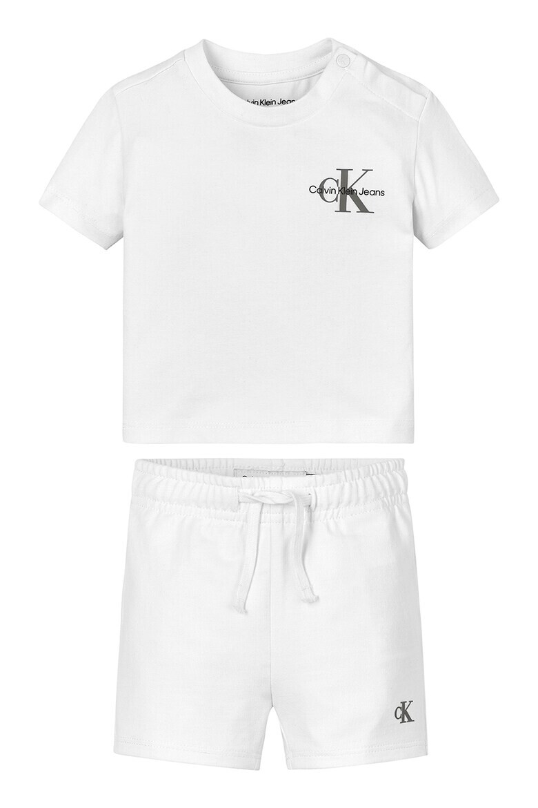 CALVIN KLEIN Set de tricou si pantaloni scurti din amestec de bumbac organic - Pled.ro