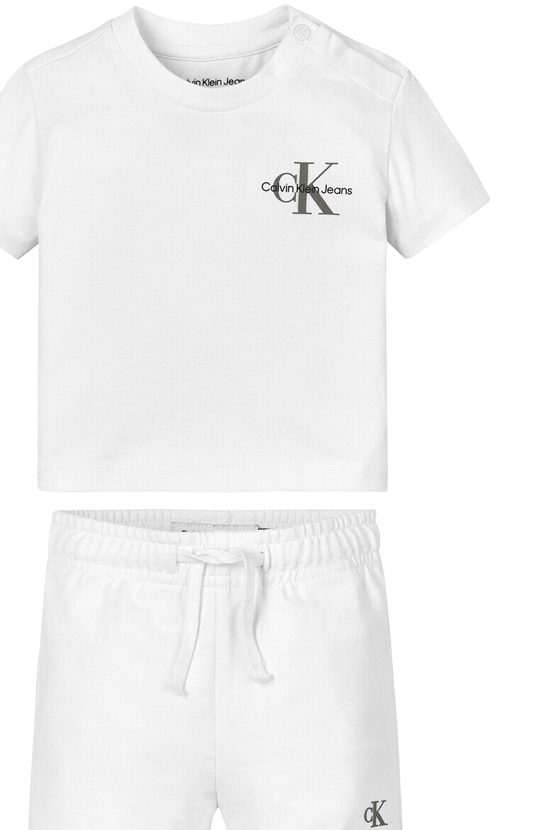 CALVIN KLEIN Set de tricou si pantaloni scurti din amestec de bumbac organic - Pled.ro