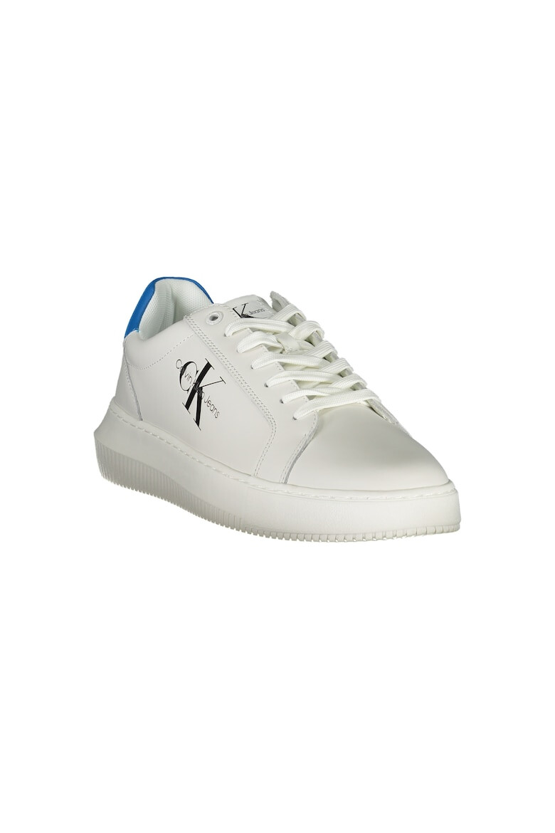 CALVIN KLEIN Sneakers barbati 20% Poliester 60% Piele naturala 20% Poliuretan Alb 28513 - Pled.ro