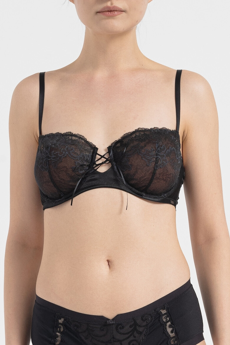 CALVIN KLEIN Sutien balconette cu detalii de dantela - Pled.ro