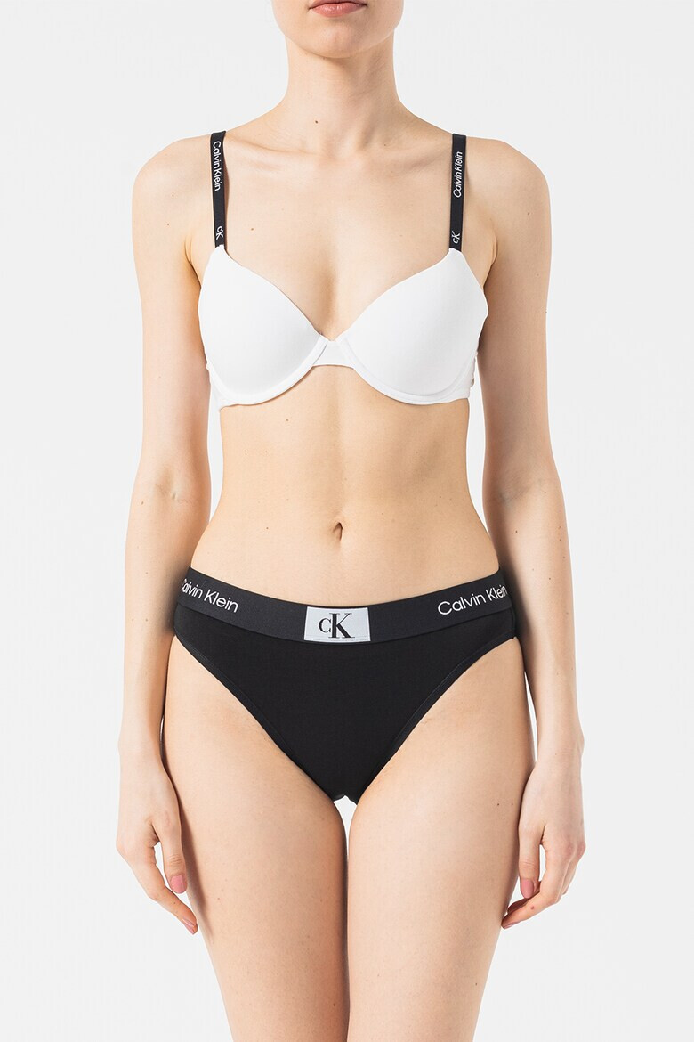 CALVIN KLEIN Sutien cu burete si bretele cu logo - Pled.ro