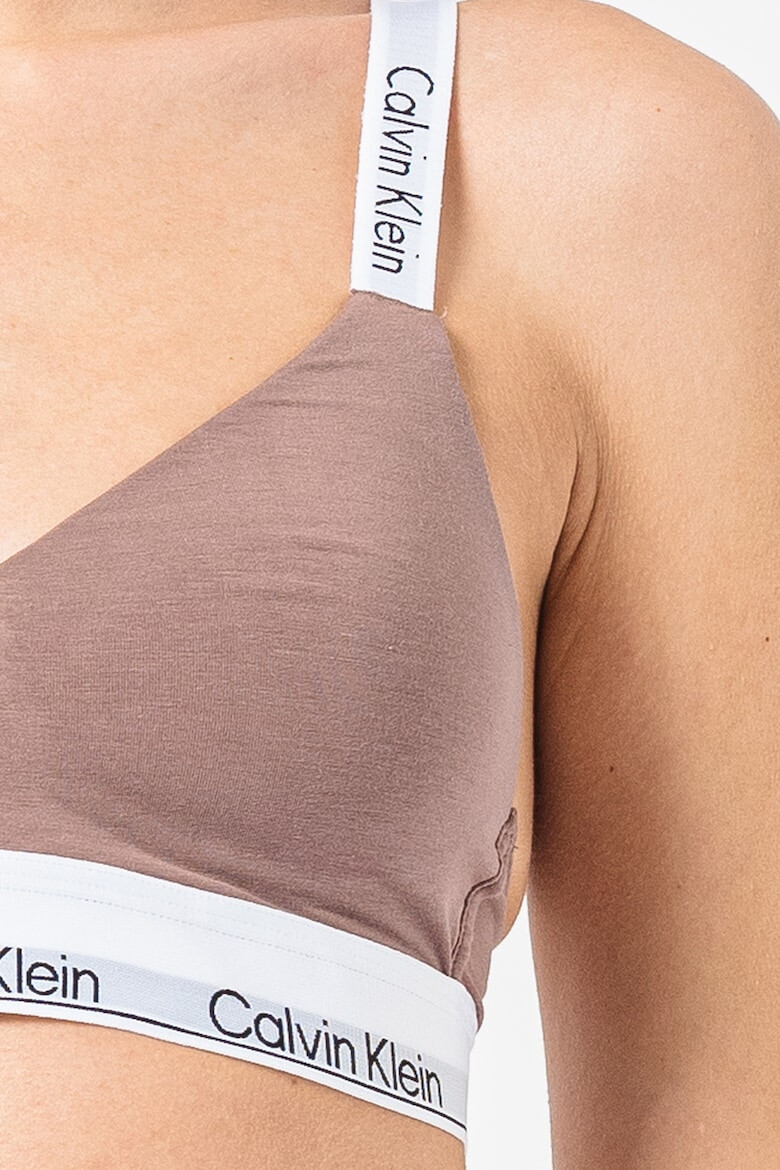 CALVIN KLEIN Sutien cu detalii logo - Pled.ro