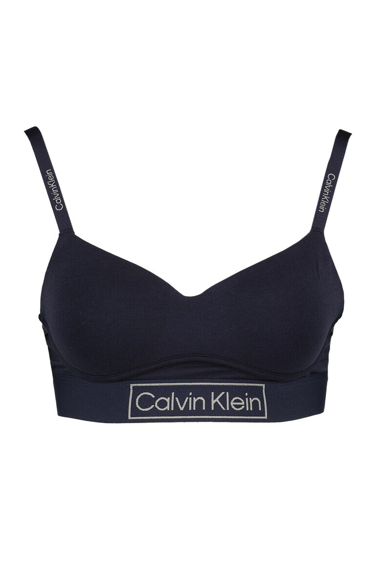 CALVIN KLEIN Sutien cu imprimeu logo si bretele ajustabile - Pled.ro